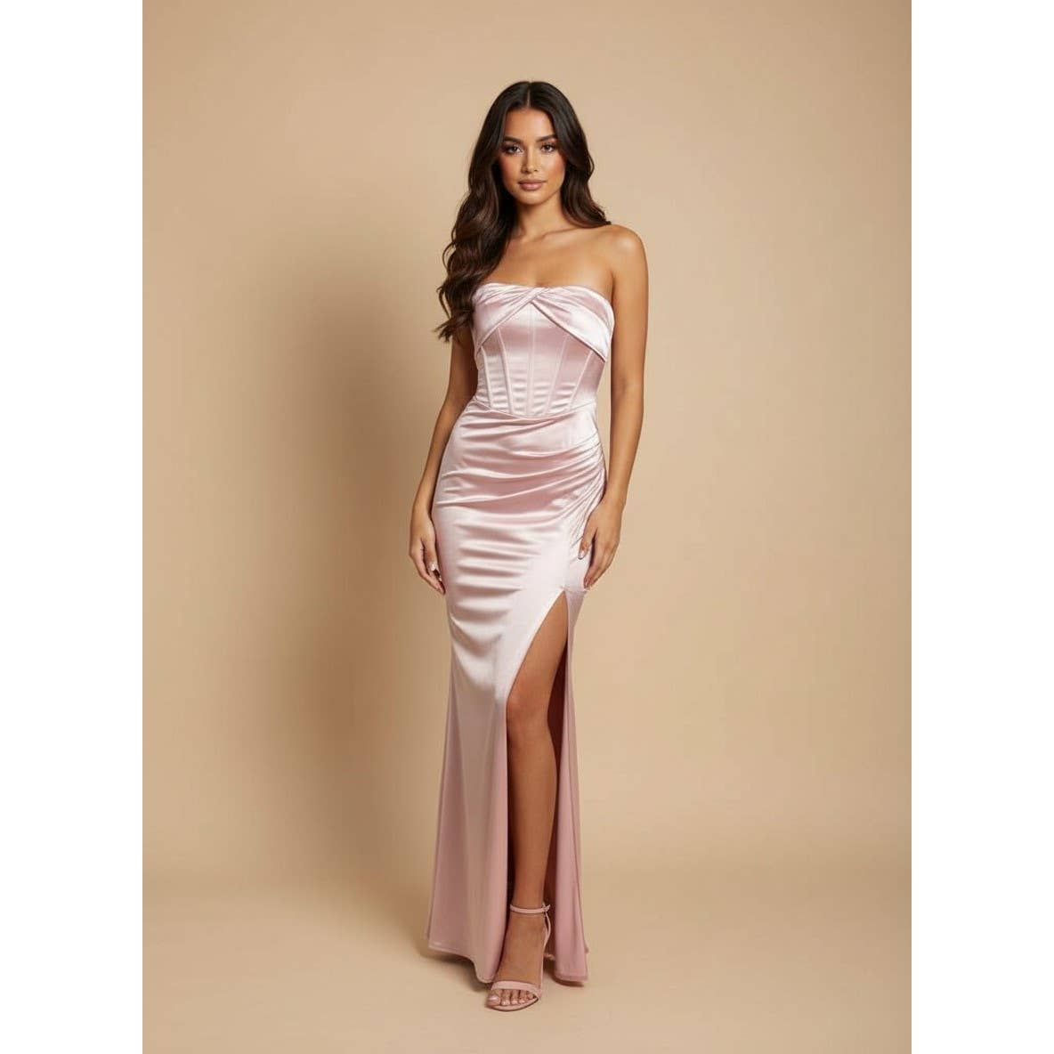 casino maxi dress CASINO STRAPLLES MAXI DRESS