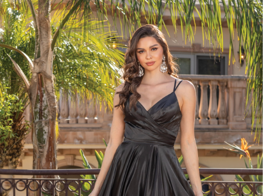 Adjustable Spaghetti Straps Homecoming Dress