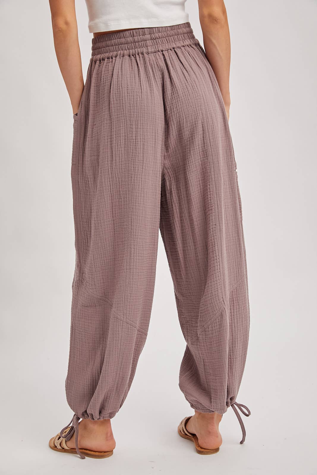JOGGER HAREM DRAWSTRING PANTS