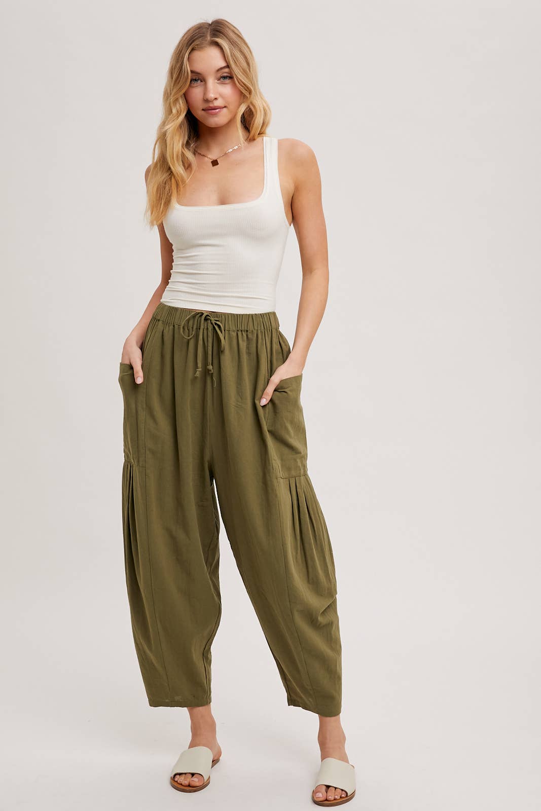 EFFORTLESS HAREM PANTS