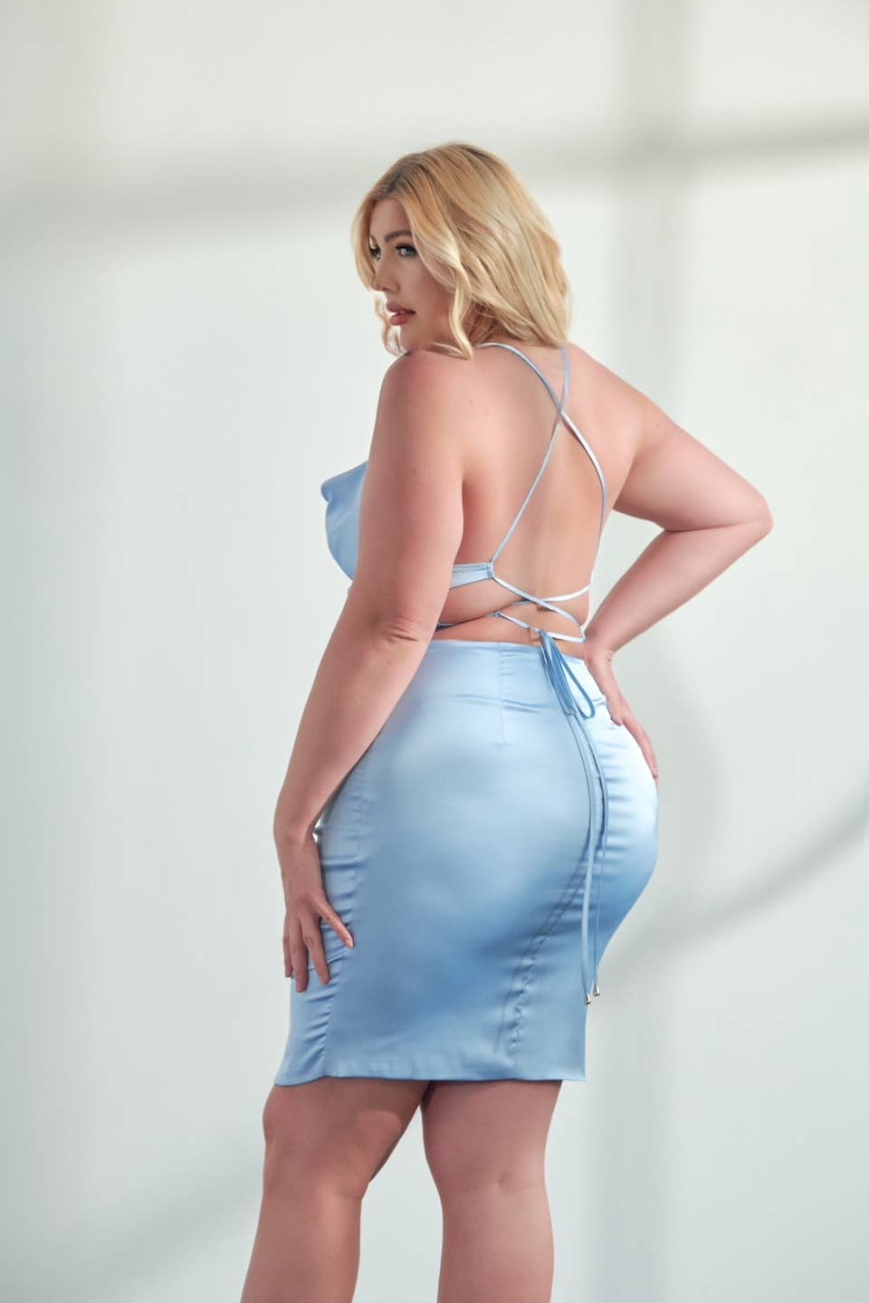 Mini Satin Dress