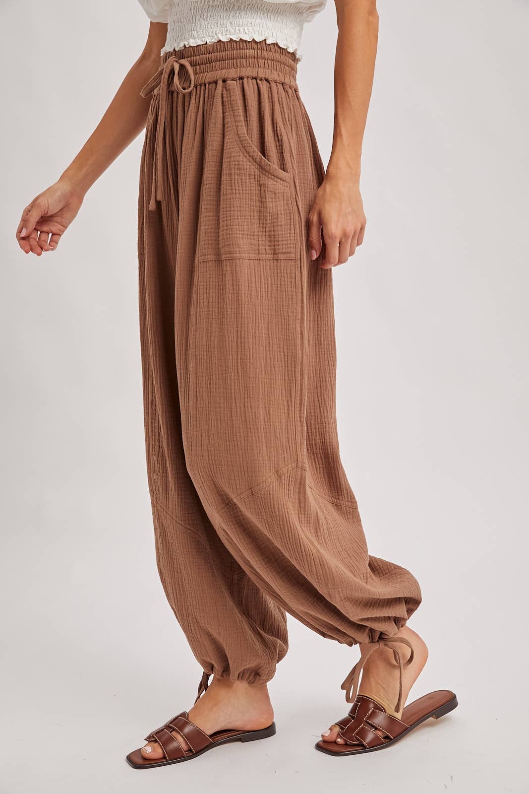 JOGGER HAREM DRAWSTRING PANTS