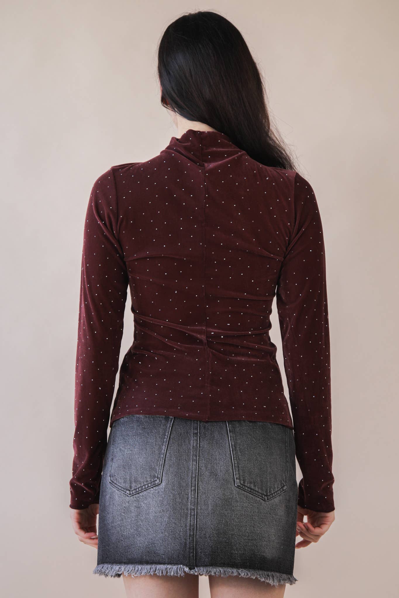 Leopard &amp; Stone Fitted Top