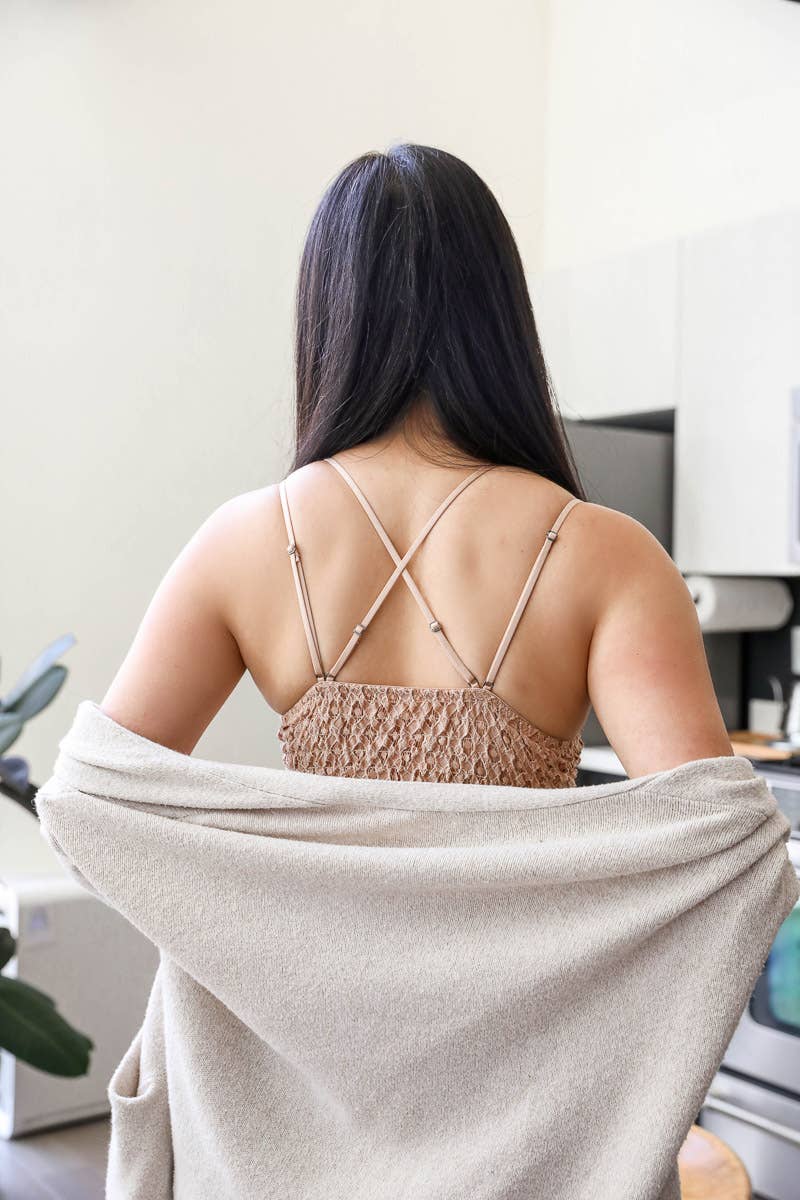 Padded Crochet Lace Bralette