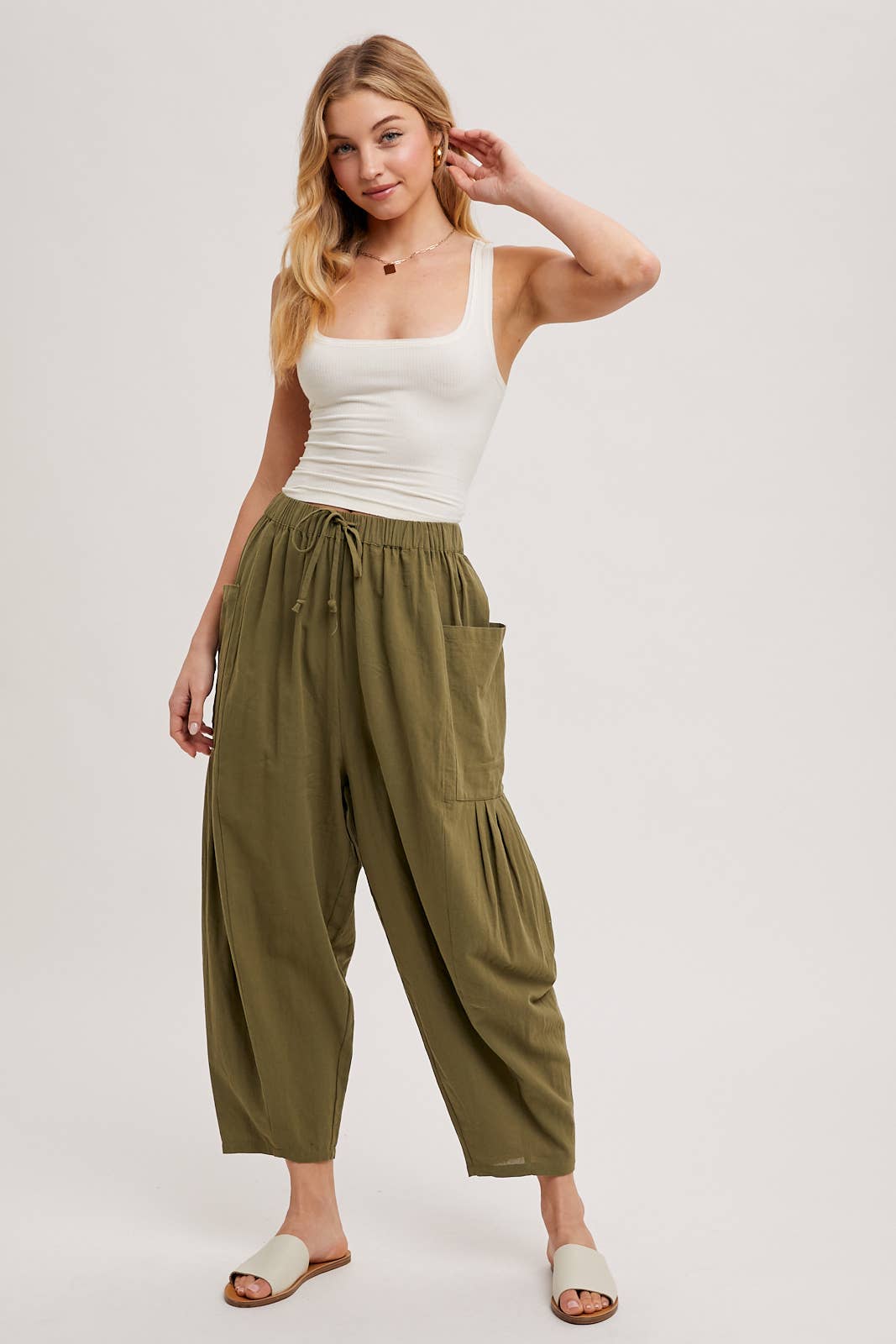 EFFORTLESS HAREM PANTS