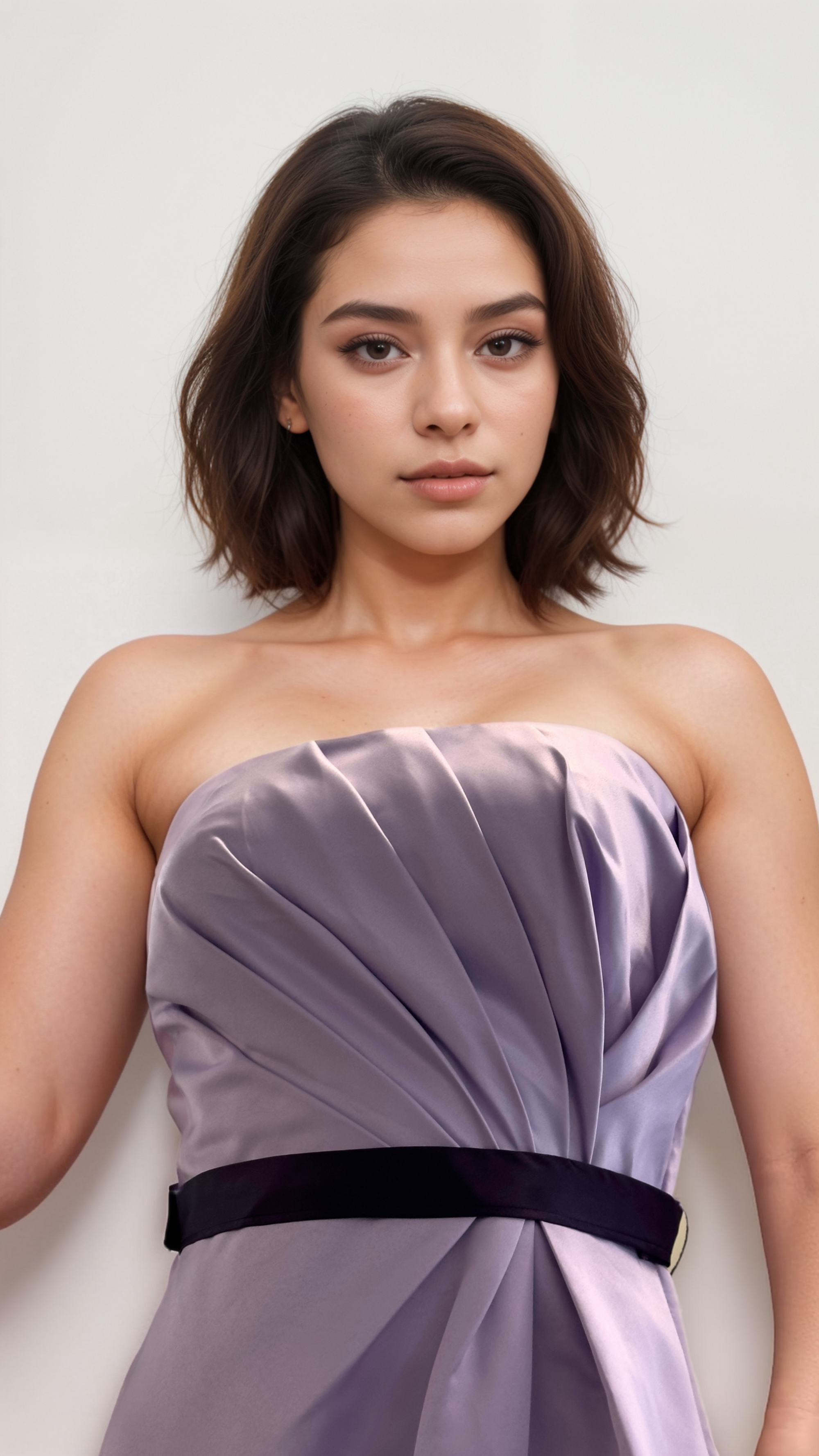 Petal Pop Satin Dress