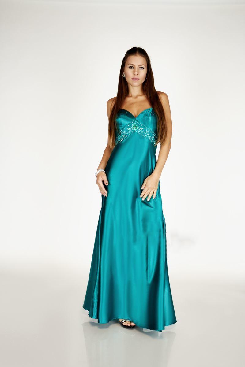 Last Dress: Satin Prom Dress – Beaded Sweetheart Neckline Gown - prom dress_E1265_ROYAL_12