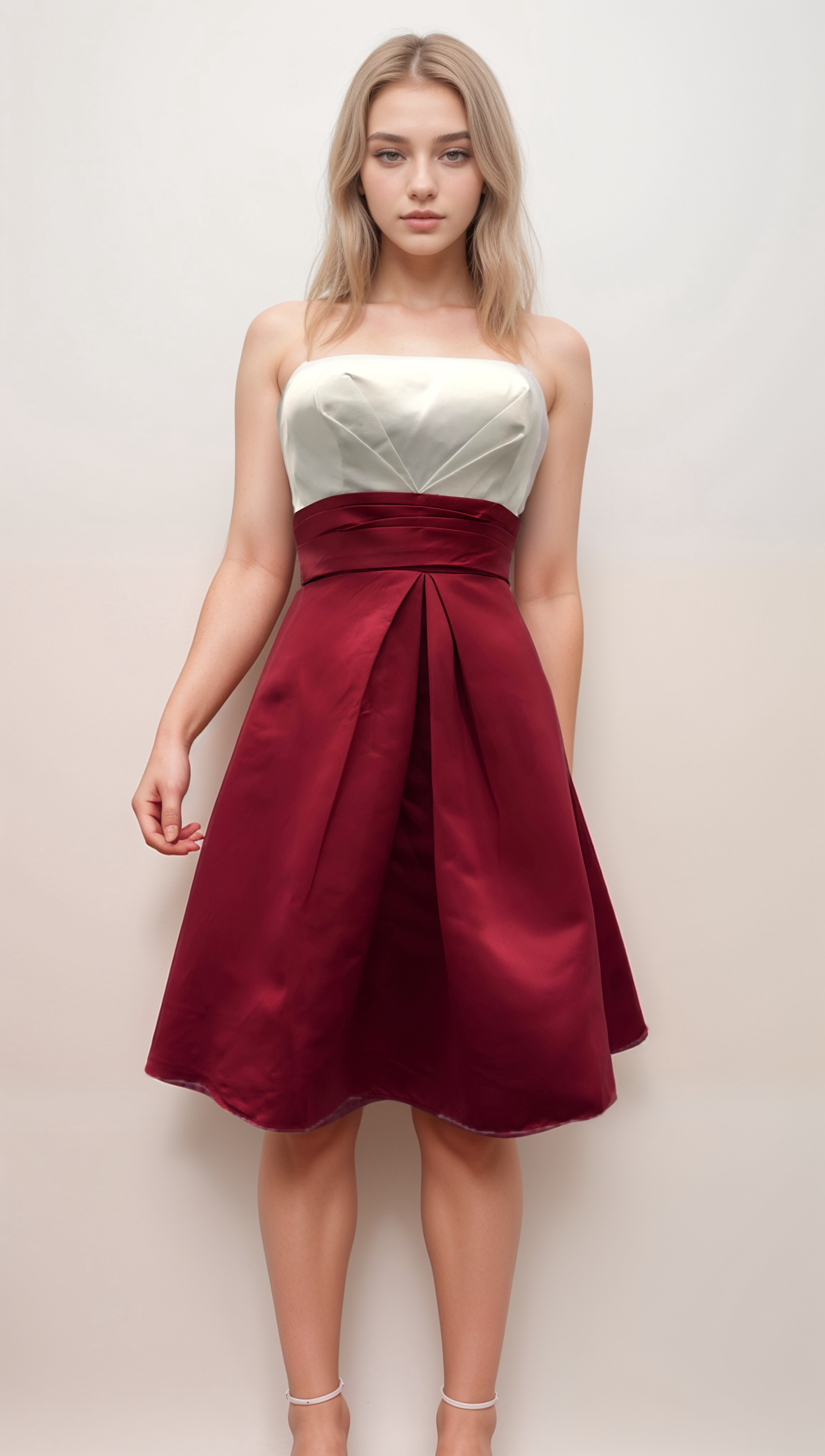 apple red cocktail dresses Milou Midi Dress in Apple Red FR46 - US14