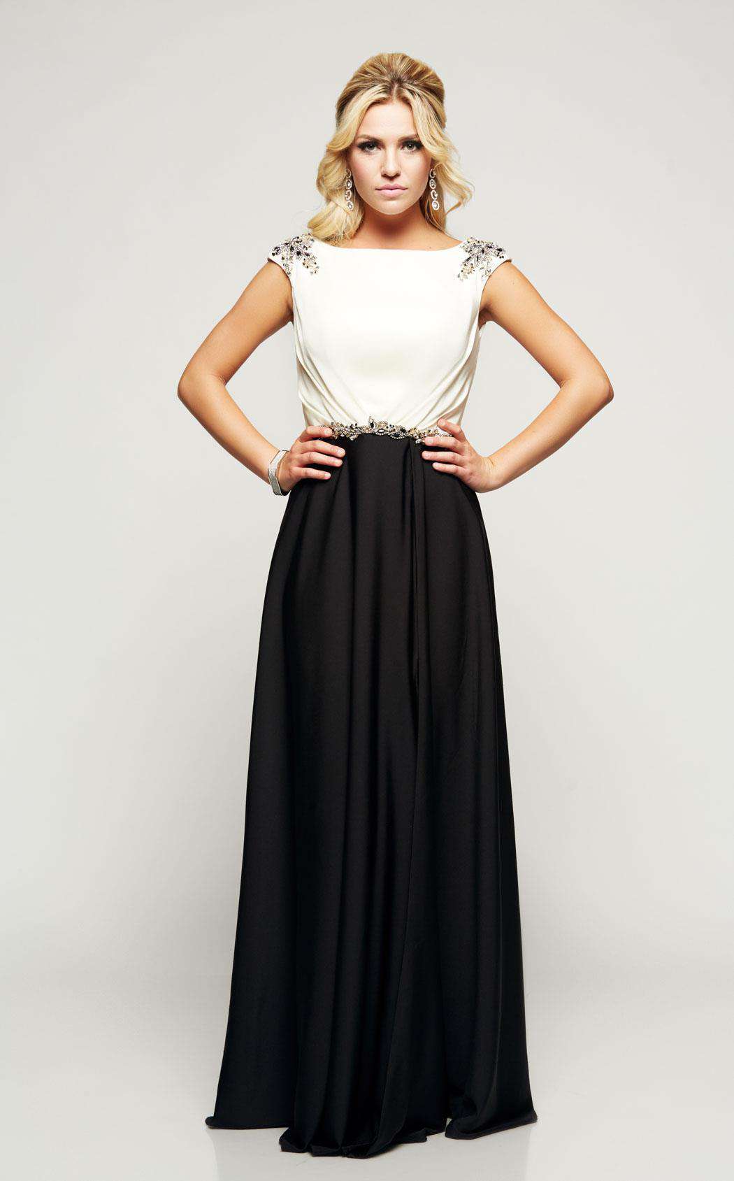 Last Dress: MILANO FORMALS E2096_E2096_WHITE-BLACK_6
