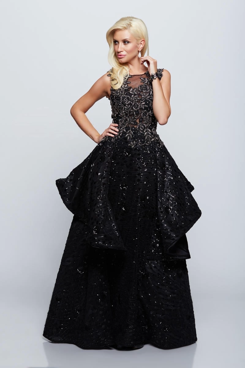 Last Dress: Black Orchid Bloom_E2150_BLACK_0