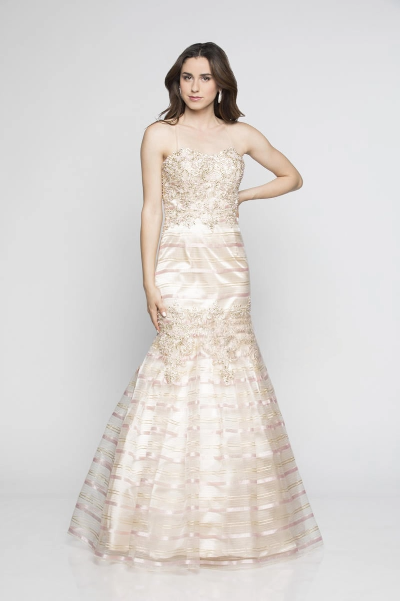 Last Dress: Opulent Bloom Mermaid Gown_E2346_GOLD_4