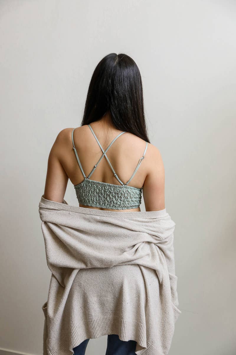 Padded Crochet Lace Bralette