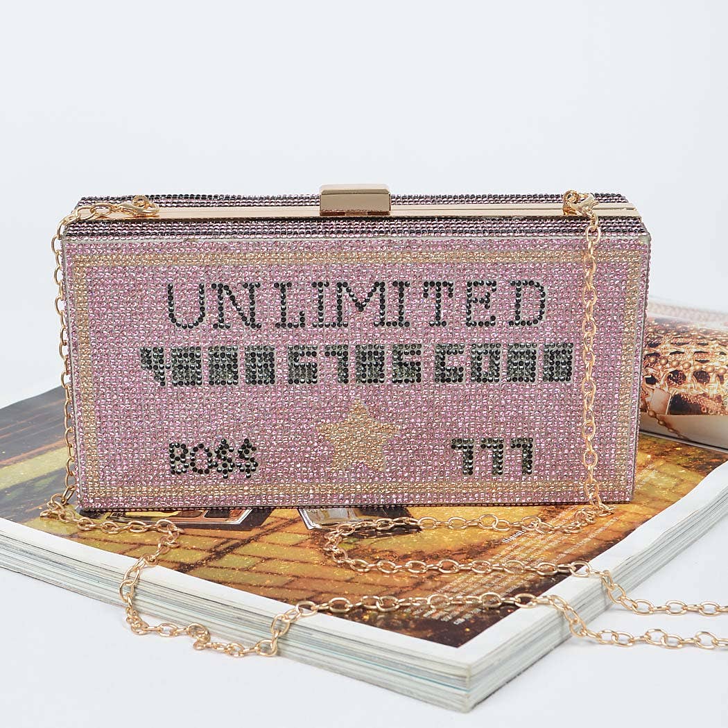 Unlimited Rhinestone Party Clutch