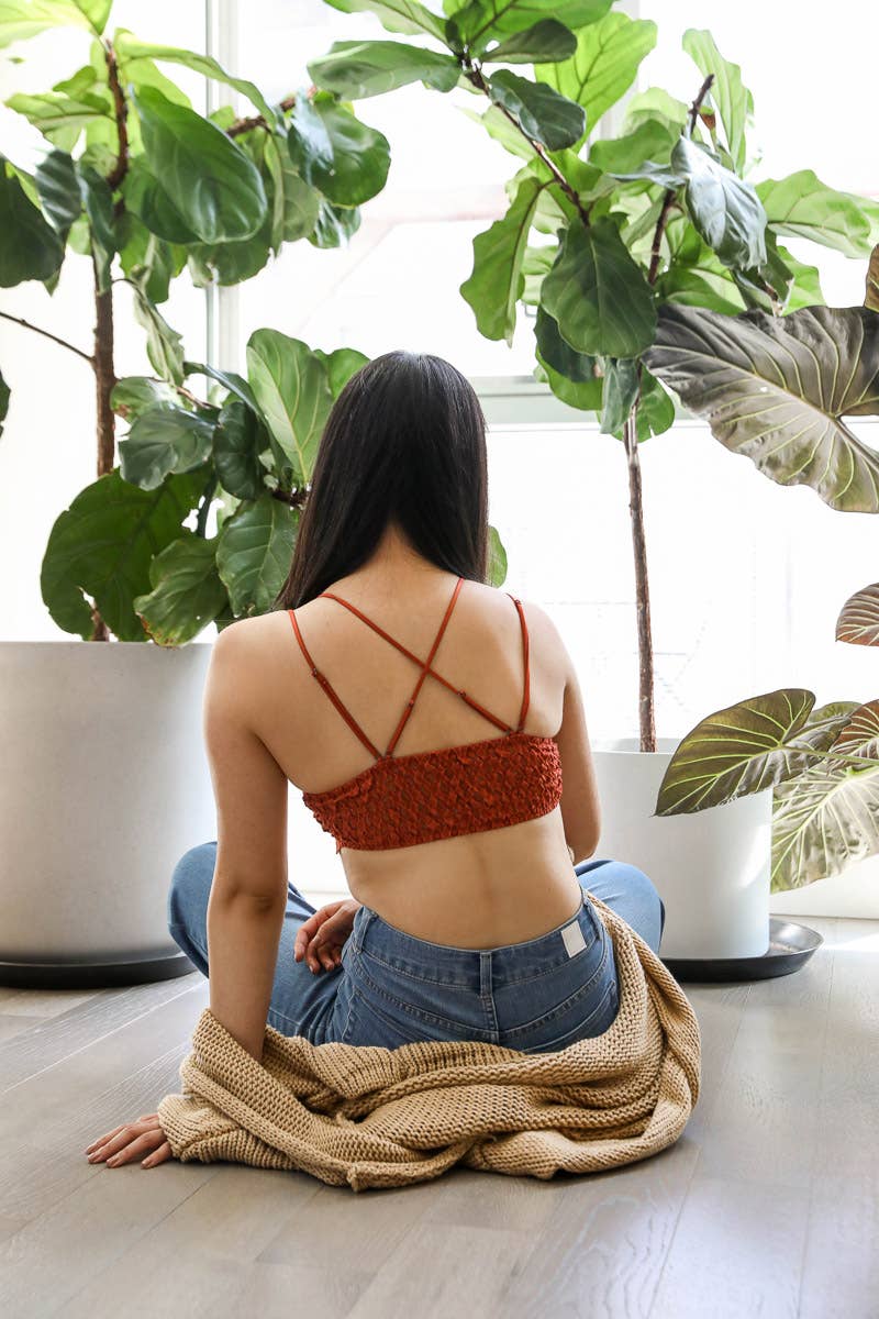 Padded Crochet Lace Bralette