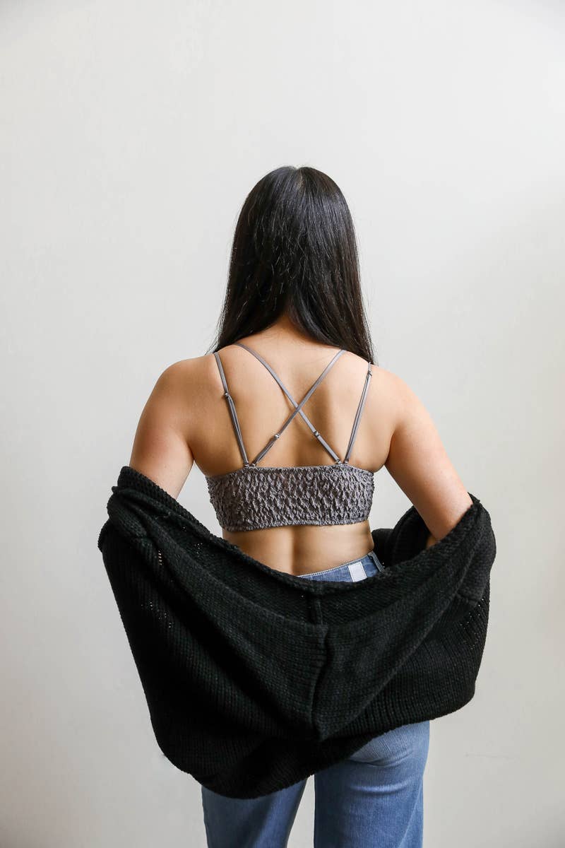 Padded Crochet Lace Bralette