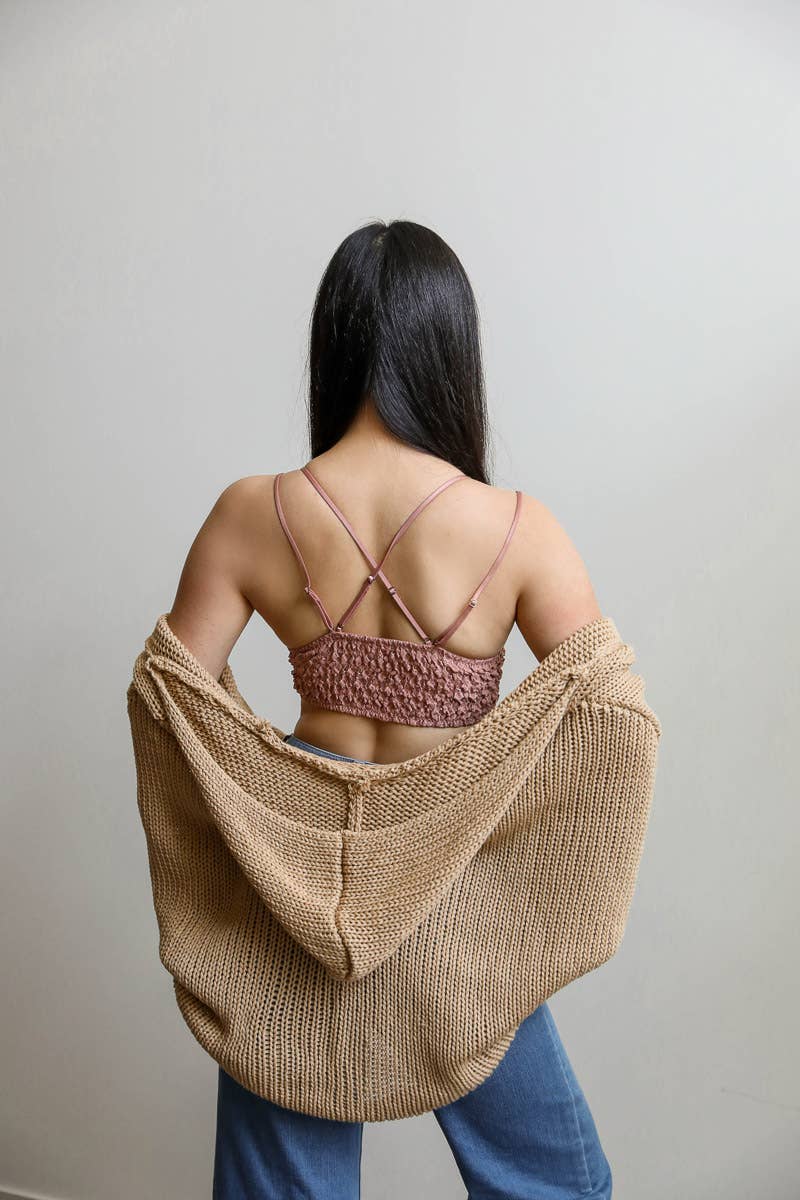 Padded Crochet Lace Bralette