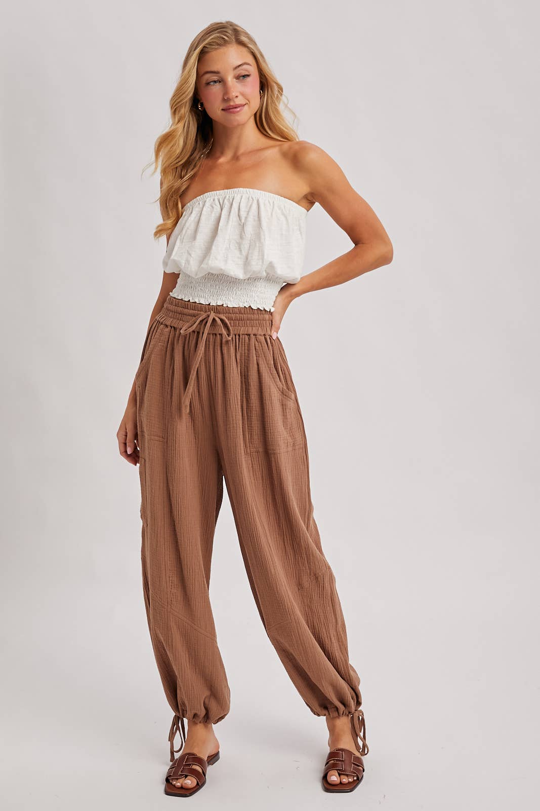 JOGGER HAREM DRAWSTRING PANTS